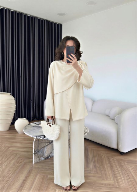 طقم اوف وايت بشال